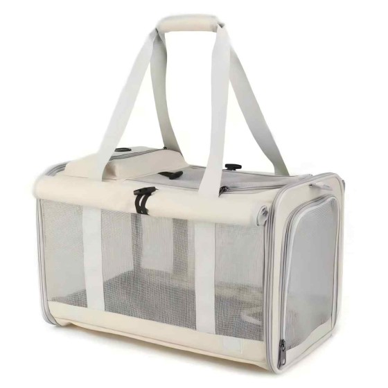 Large Breathable Dual-Pet Carrier, Portable Outdoor Handheld Pet Bag
