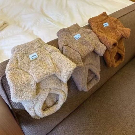 Cute plush puppy clothes