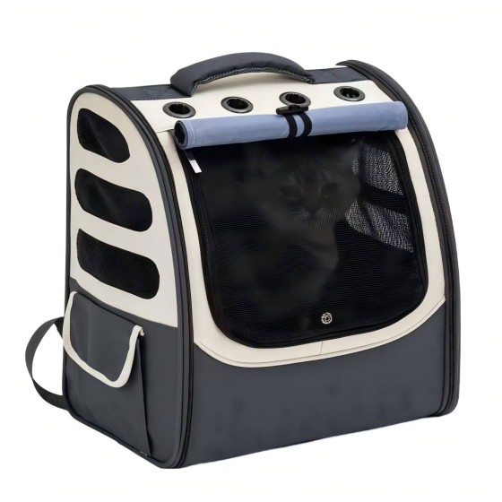 Large Capacity Pet Backpack, Portable for Cats & Dogs