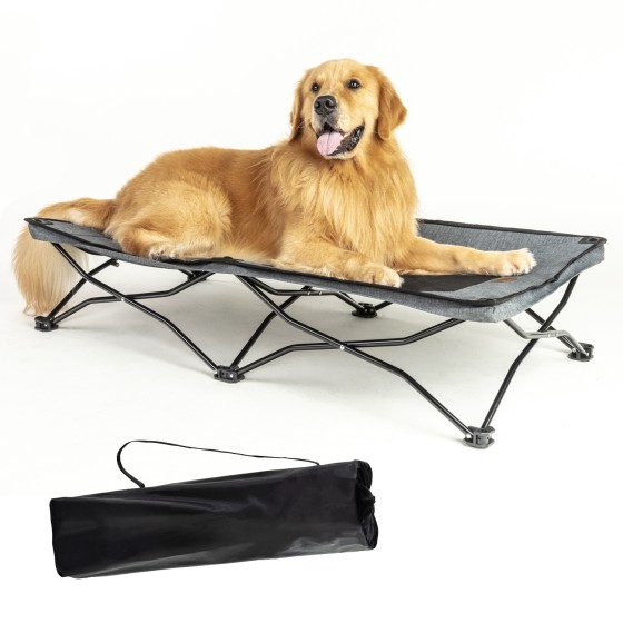 Cool and waterproof elevated bed for pet dogs in summer